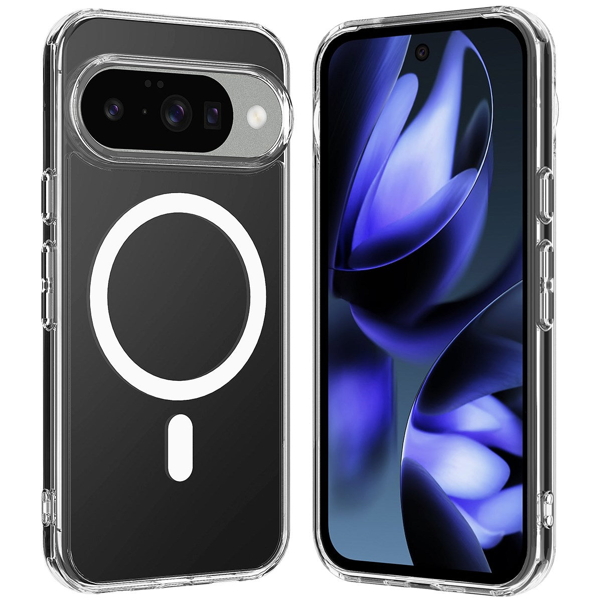 Google Pixel 10 - EIDERWOOD Hybrid Plastik Cover - MagSafe Kompatibel - Gennemsigtig