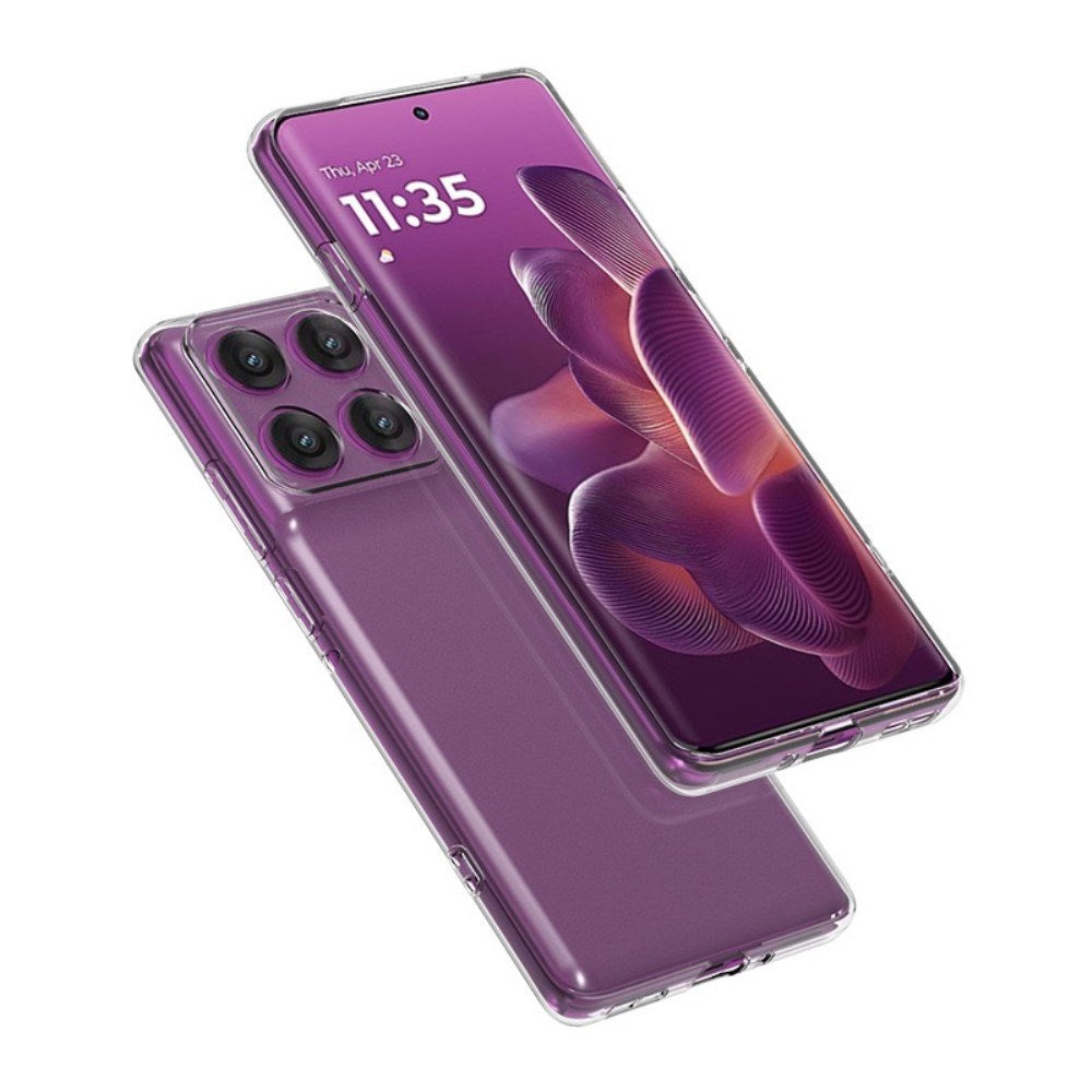 EIDERWOOD Motorola Edge 60 / Edge 60 Fusion Bagside Cover - Fleksibel Plast - Gennemsigtig