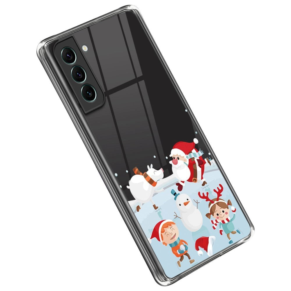 Samsung Galaxy S23 TPU plast juledeksel - Snowball Fight