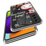 Samsung Galaxy S22 TPU plast juledeksel - snømann og pingvin