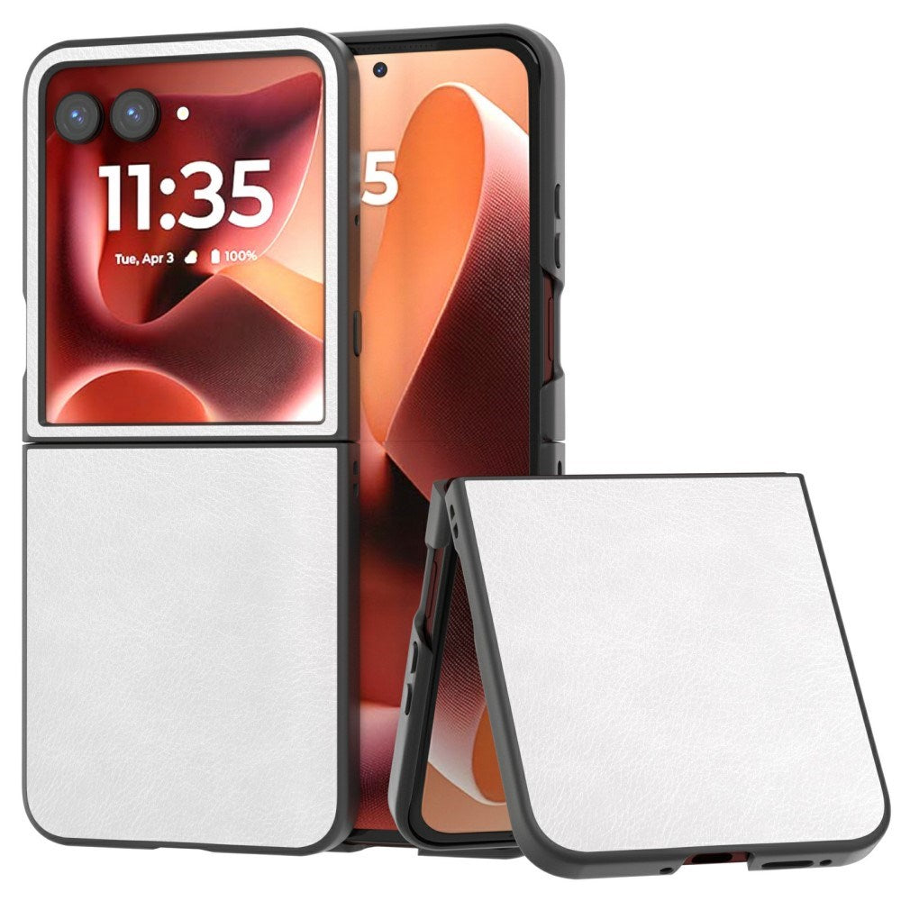 EIDERWOOD Motorola Razr 60 Ultra Kunstlæder Bagside Cover - Hvid