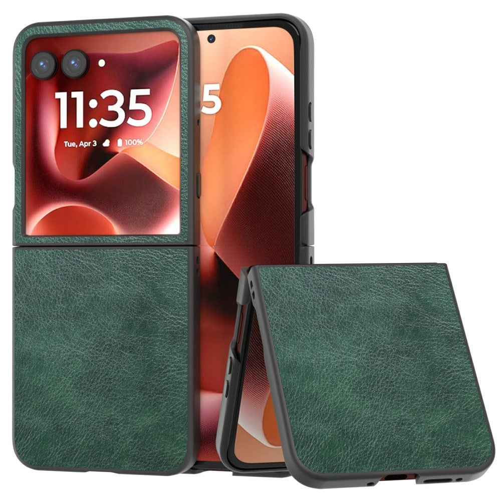 EIDERWOOD Motorola Razr 60 Ultra Kunstlæder Bagside Cover - Grøn