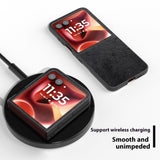 EIDERWOOD Motorola Razr 60 Ultra Kunstlæder Bagside Cover - Sort