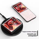 EIDERWOOD Motorola Razr 60 Ultra Hård Plastik Glitter Bagside Cover - Lyserød