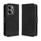 Realme 14 (5G) / 14T (5G) EIDERWOOD Kunstlæder Flip Cover m. Indbygget Kortholder - Sort