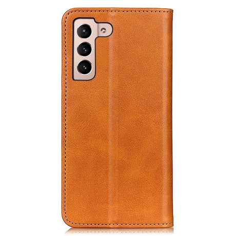 Samsung Galaxy S23 magnetisk flipdeksel m. Kortholder og stativ - Brun