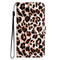 EIDERWOOD iPhone 17 Imiteret Læder Flip Cover m. Pung & Rem - Leopard