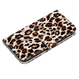 EIDERWOOD iPhone 17 Pro Imiteret Læder Flip Cover m. Pung & Rem - Leopard