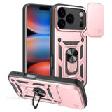 iPhone 17 Pro - EIDERWOOD Hybrid Håndværker Cover m. Kickstand & Cam Slider - Rose Gold
