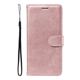 EIDERWOOD iPhone 17 Pro Kunstlæder Mobil Cover - Kortholder & Strop - Rose Gold