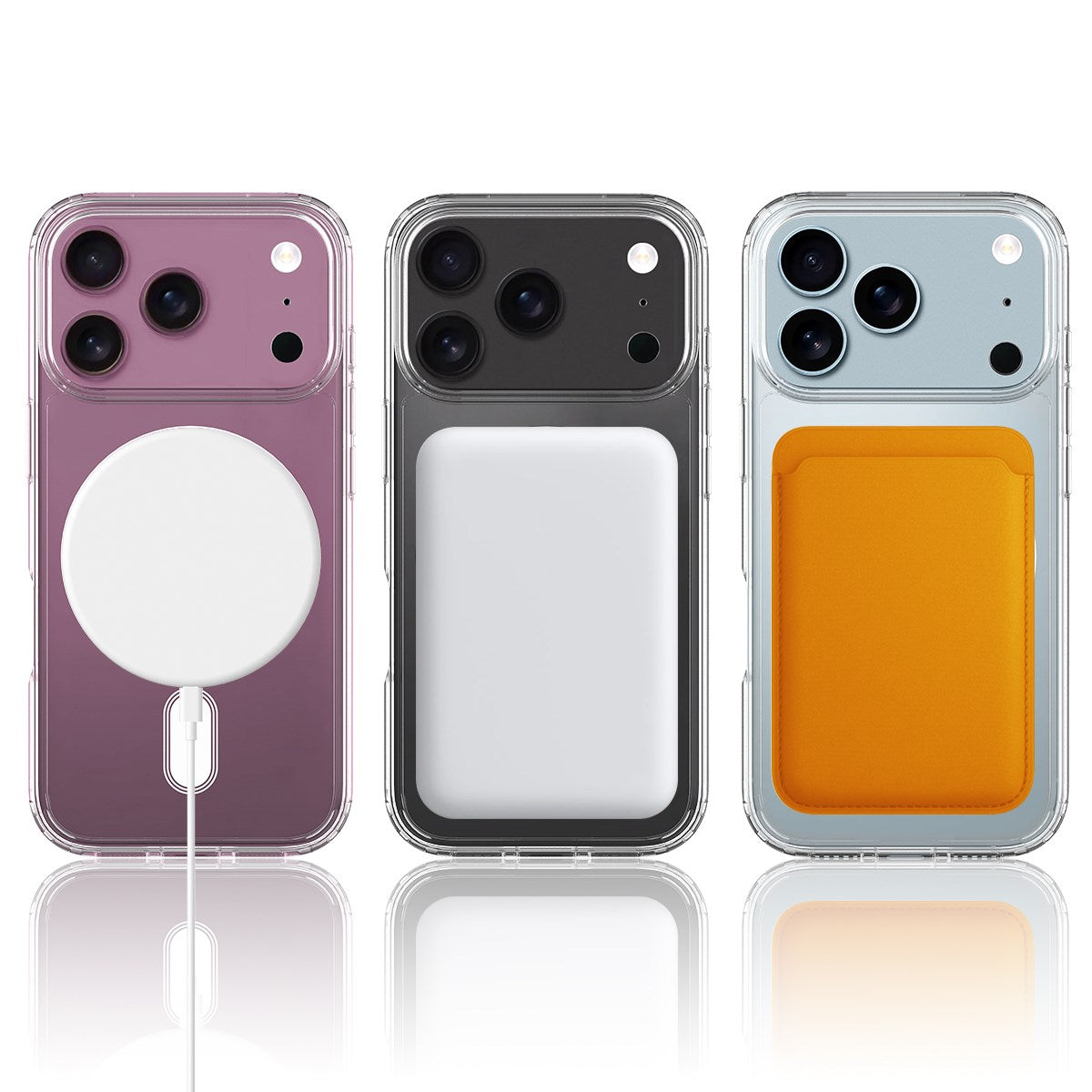 iPhone 17 Pro - EIDERWOOD Hybrid Plastik Cover - MagSafe Kompatibel - Gennemsigtig