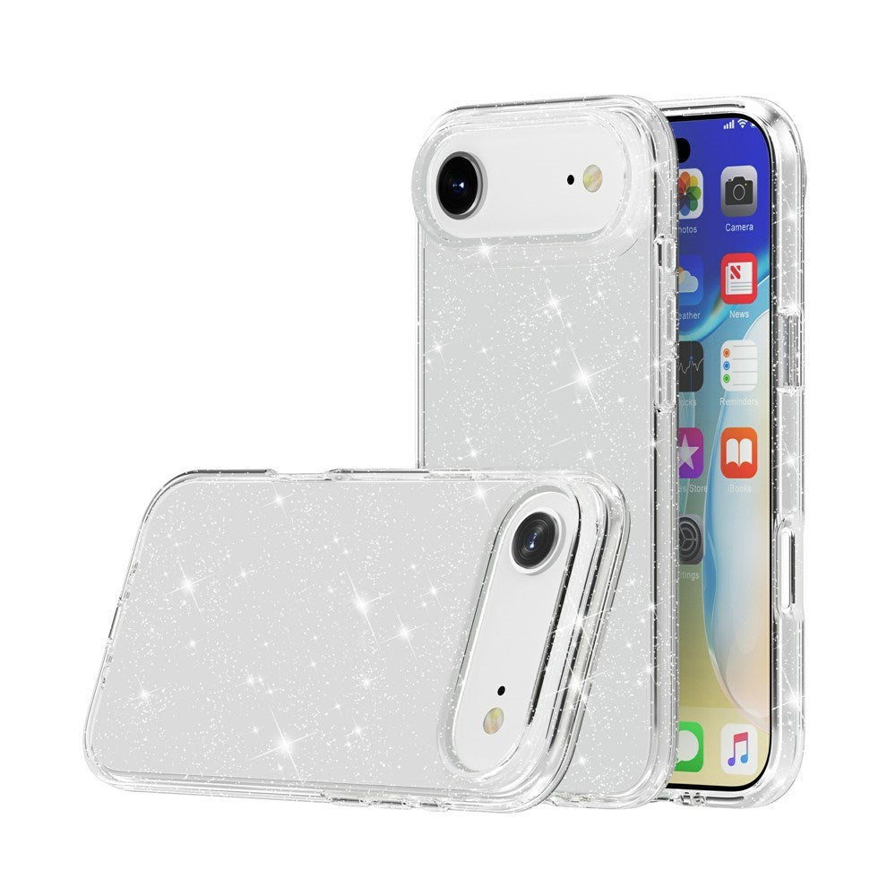 EIDERWOOD iPhone Air Hybrid Plastik Mobil Cover - Hvid Glitter