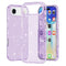 EIDERWOOD iPhone Air Hybrid Plastik Mobil Cover - Lilla Glitter
