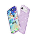 EIDERWOOD iPhone Air Hybrid Plastik Mobil Cover - Lilla Glitter