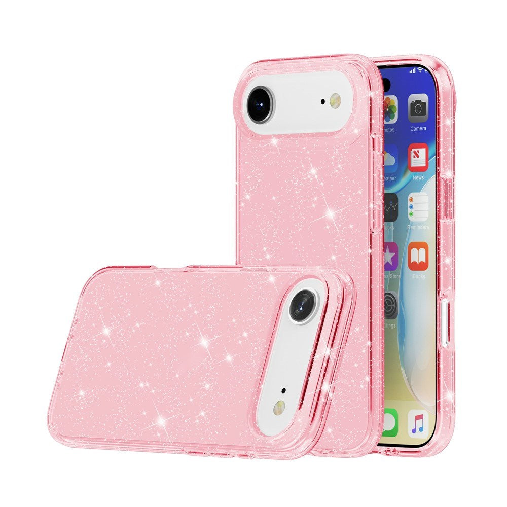 EIDERWOOD iPhone Air Hybrid Plastik Mobil Cover - Lyserød Glitter