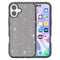 EIDERWOOD iPhone 17 Hybrid Plastik Mobil Cover - Sort Glitter