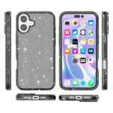 EIDERWOOD iPhone 17 Hybrid Plastik Mobil Cover - Sort Glitter