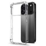 iPhone 17 Pro Max - NORTHJO 3-i-1 Beskyttelsessæt m. Stødabsorberende Fleksibelt Plastik Cover / Hærdet Skærmbeskyttelsesglas / Kameralinsebeskyttelsesglas - Gennemsigtig