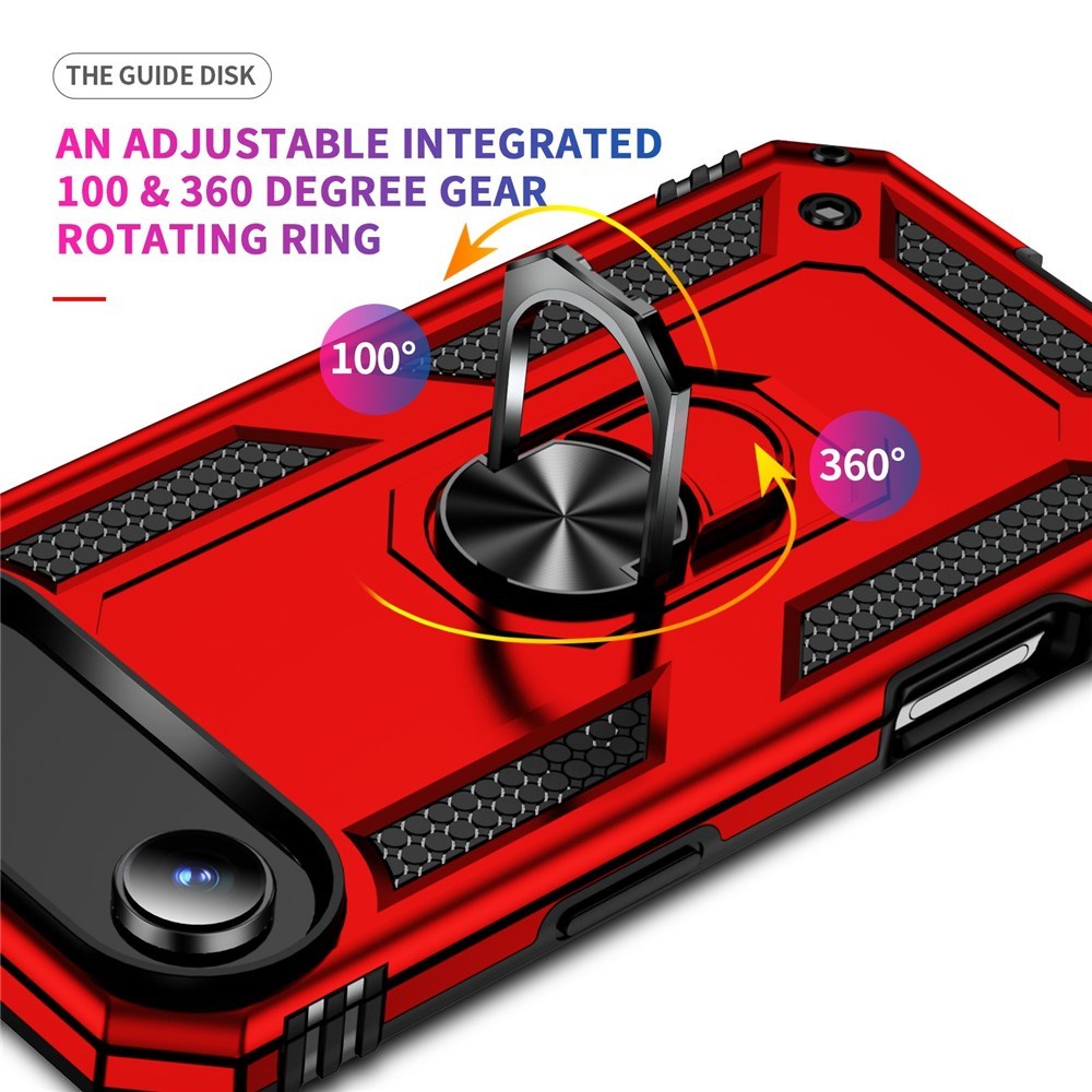 iPhone Air - EIDERWOOD Hybrid Håndværker Cover m. Kickstand - Rød