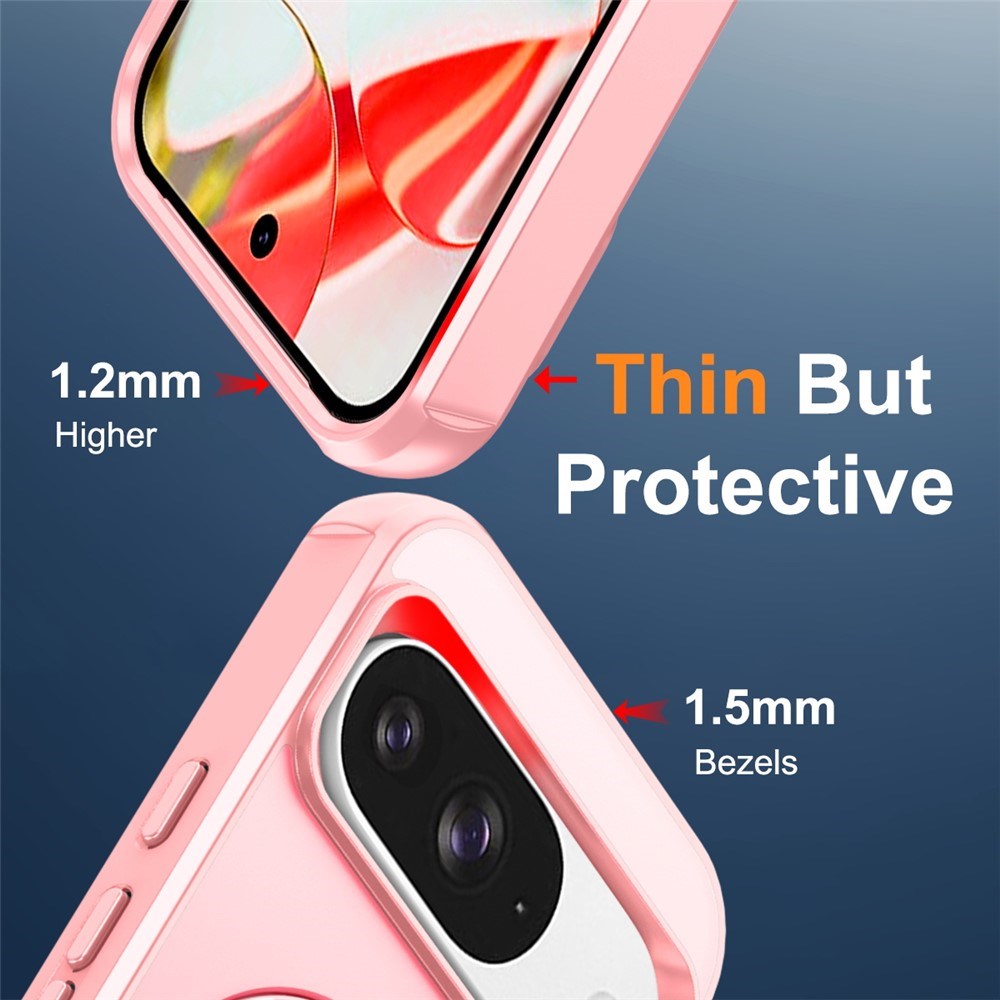 EIDERWOOD Google Pixel 10 / 10 Pro / 9 / 9 Pro Mobil Cover m. Kickstand - MagSafe Kompatibel - Lyserød