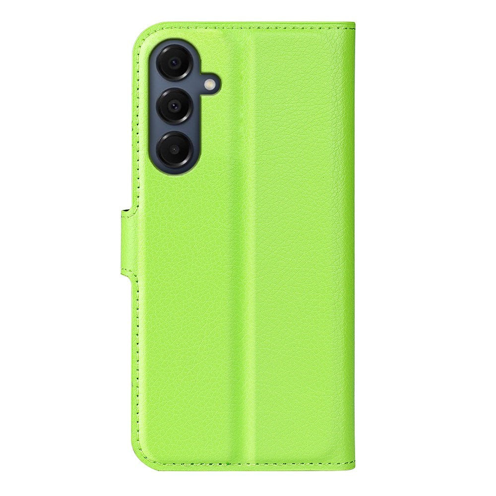 EIDERWOOD Samsung Galaxy A17 (5G) Litchi Kunstlæder Flip Cover m. Pung - Grøn
