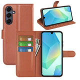 EIDERWOOD Samsung Galaxy A17 (5G) Litchi Kunstlæder Flip Cover m. Pung - Brun