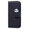iPhone 17e / 16e Kunstlæder Flip Cover m. Figur & Ståfunktion - Sort
