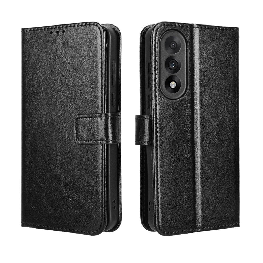 OnePlus Nord 5 - EIDERWOOD Kunstlæder Flip Cover m. Strop - Sort