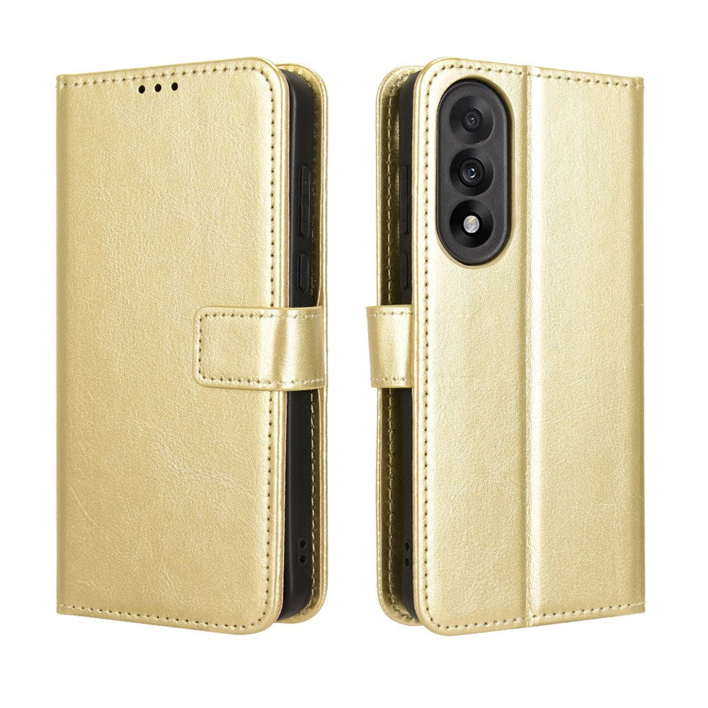 OnePlus Nord 5 - EIDERWOOD Kunstlæder Flip Cover m. Strop - Guld