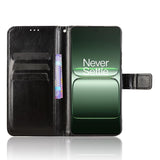 OnePlus Nord CE5 - EIDERWOOD Kunstlæder Flip Cover m. Strop - Sort