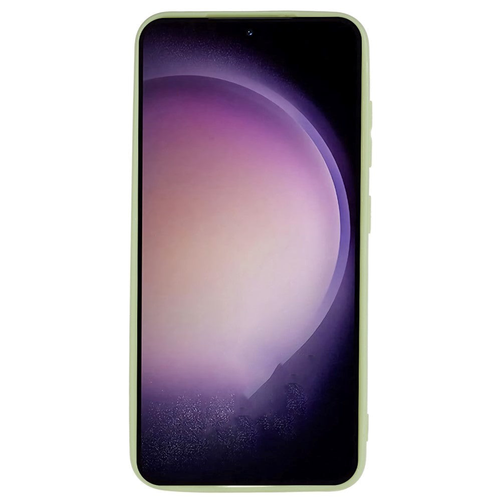 Samsung Galaxy S23 Matt fleksibelt plastbakdeksel - Grønn