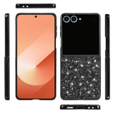 Samsung Galaxy Z Flip7 - EIDERWOOD Glitter Cover - Sort