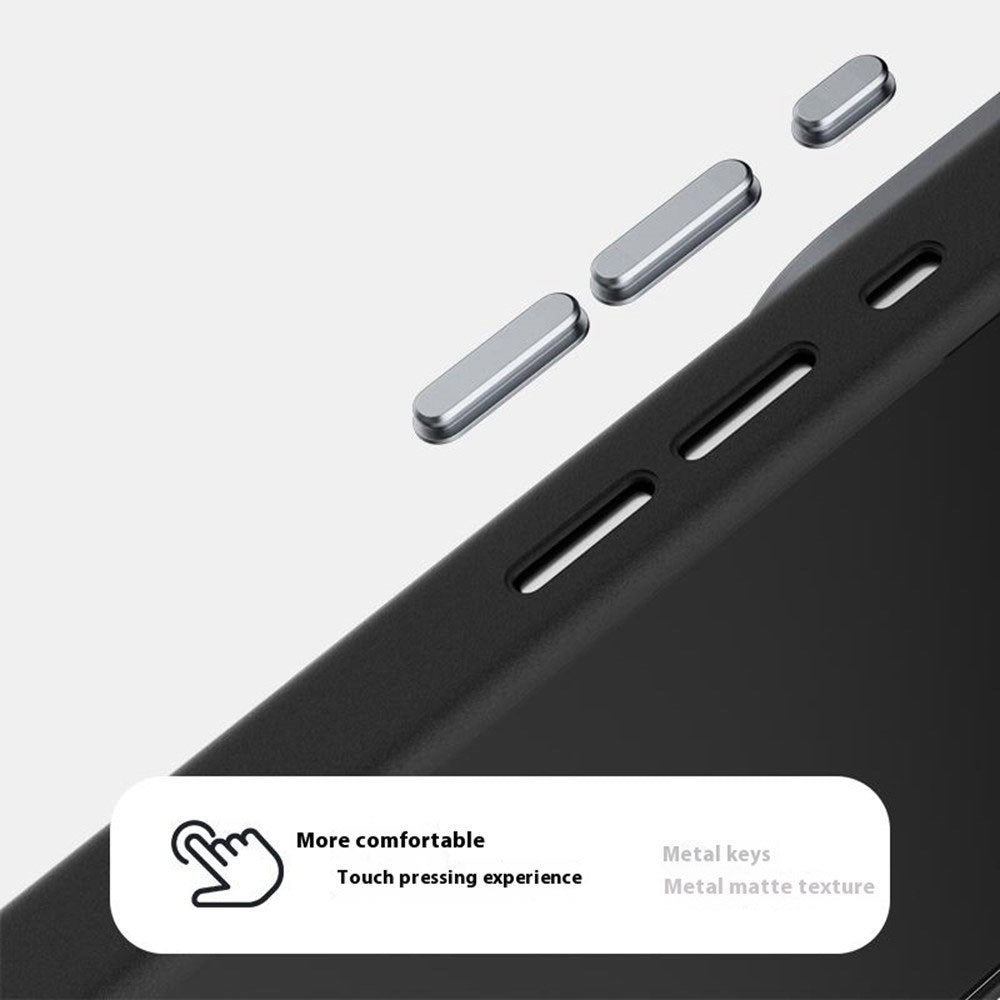 ABEEL iPhone 18 Pro / 17 Pro Hybrid Mobilcover m. Karbonfibretekstur - MagSafe Kompatibelt - Sort / Rød