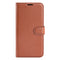 Samsung Galaxy A14 (5G) PU Litchi Leather Flip Cover m. Lommebok - Brun