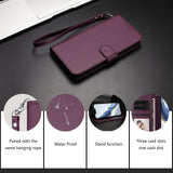 iPhone 18 Pro Max / 17 Pro Max EIDERWOOD Kunstlæder Flip Cover m. Strop & Ståfunktion - Lilla