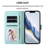 iPhone 18 Pro Max / 17 Pro Max EIDERWOOD Kunstlæder Flip Cover m. Strop & Ståfunktion - Lyseblå