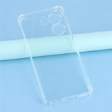 EIDERWOOD Oppo A5x (5G) / Oppo A5x (4G) Plastik Mobil Cover m. Stødabsorberende Hjørner - Gennemsigtig