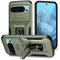 EIDERWOOD Google Pixel 11 Pro / 11 / 10 Pro / 10 / 9 Pro / 9 Håndværker Mobil Cover m. 360 Roterbar Kickstand - Grøn