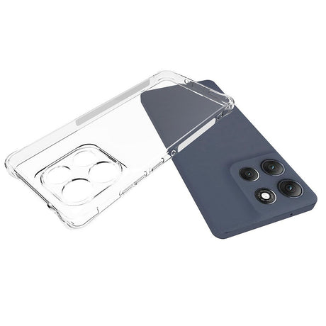 EIDERWOOD Motorola Moto G86 Power Plastik Mobil Cover m. Stødabsorberende Hjørner - Gennemsigtig
