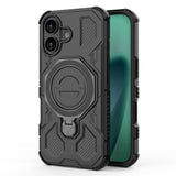 EIDERWOOD  iPhone 17 Håndværker Mobil Cover - Magnetisk Kickstand - MagSafe Kompatibel - Sort