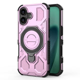 EIDERWOOD  iPhone 17 Håndværker Mobil Cover - Magnetisk Kickstand - MagSafe Kompatibel - Lyserød