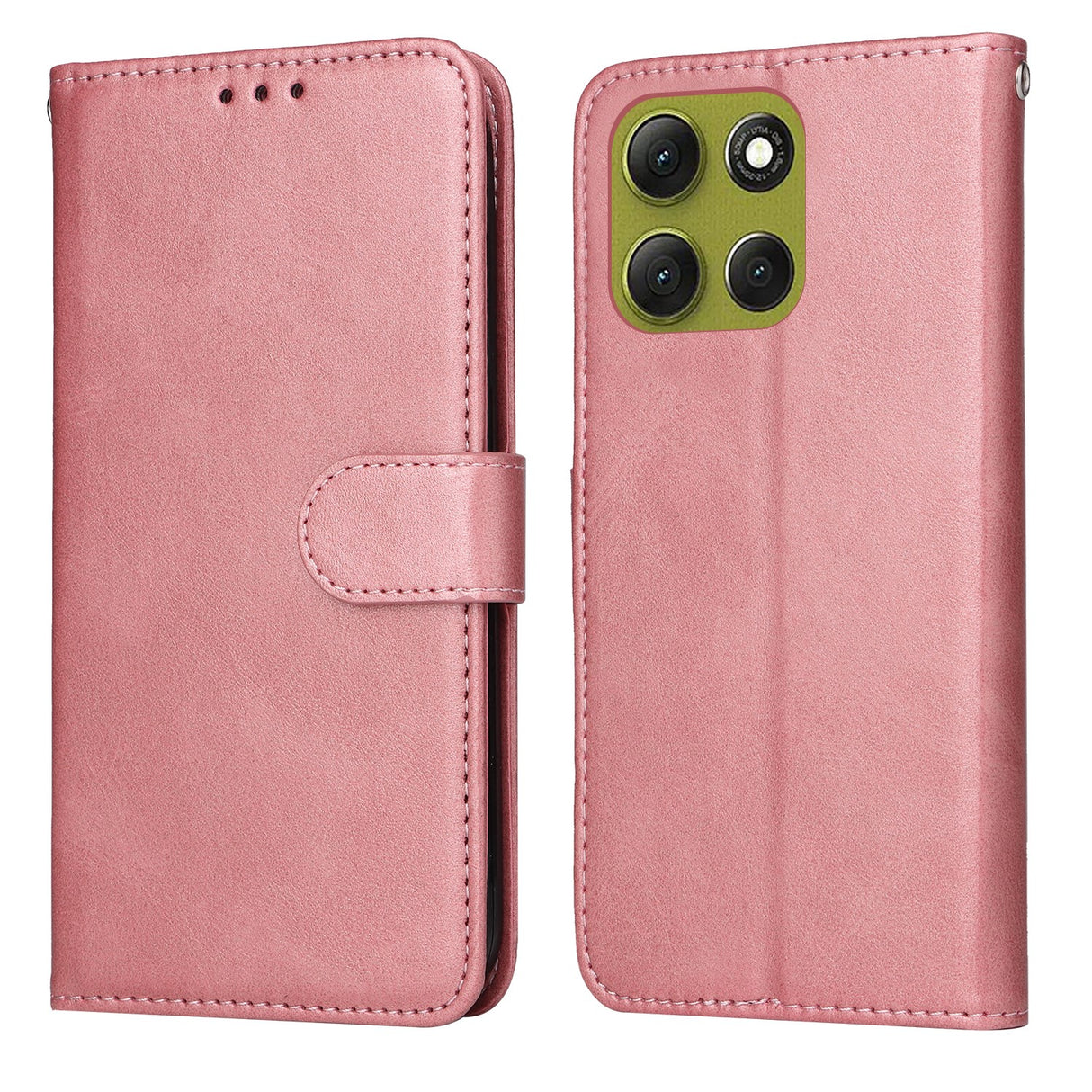 Motorola Moto G86 / G86 Power - EIDERWOOD Kunstlæder Flip Cover m. Strop - Lyserød
