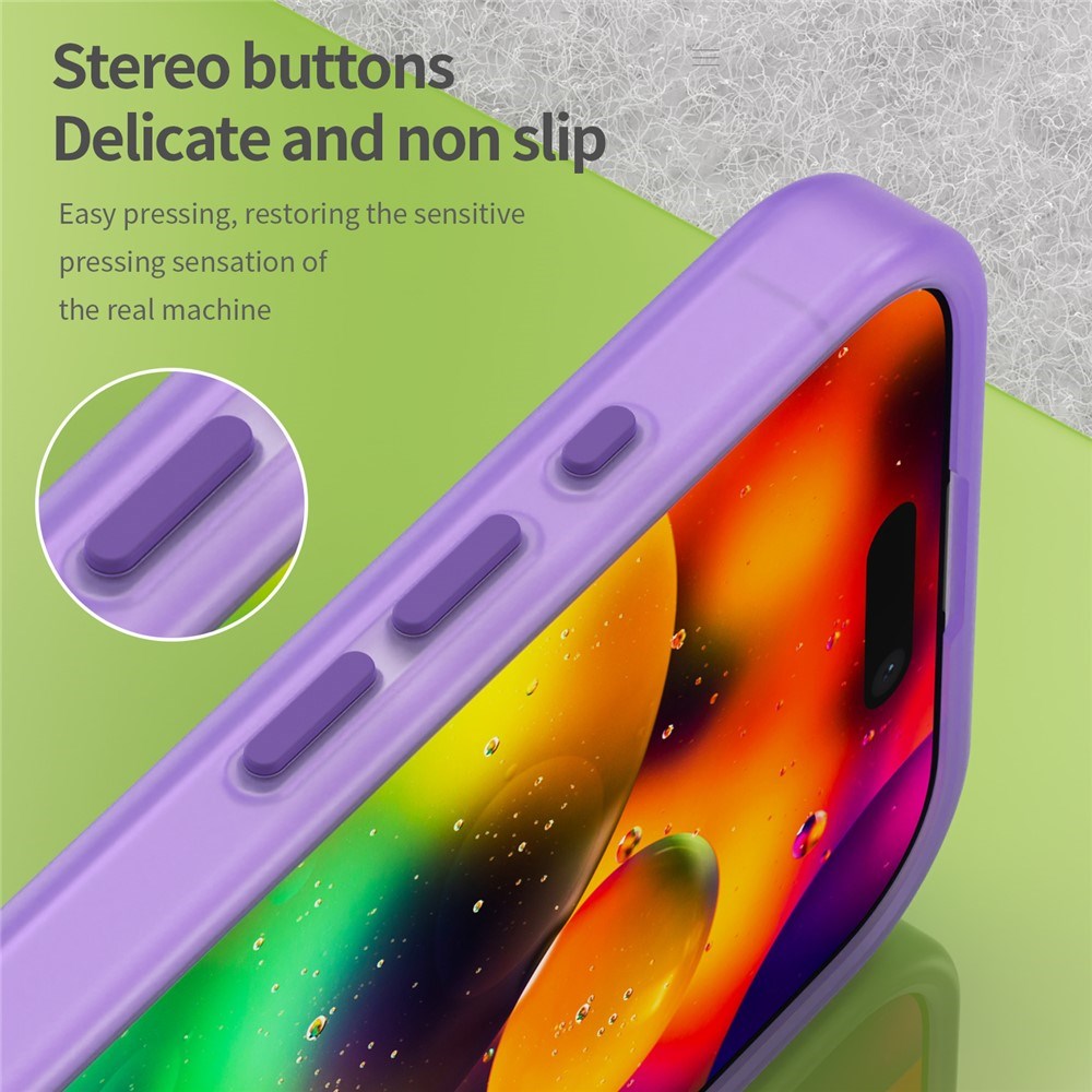 EIDERWOOD iPhone 17 Hybrid Plast Mobil Cover - MagSafe Kompatibel - Mat Gennemsigtig / Lilla