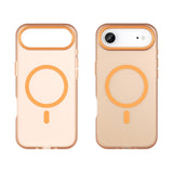EIDERWOOD iPhone Air Hybrid Plast Mobil Cover - MagSafe Kompatibel - Mat Gennemsigtig / Orange