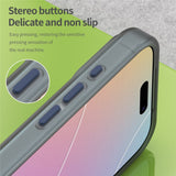 EIDERWOOD iPhone 17 Pro Hybrid Plast Mobil Cover - MagSafe Kompatibel - Mat Gennemsigtig / Mørkeblå