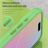 EIDERWOOD iPhone 17 Pro Hybrid Plast Mobil Cover - MagSafe Kompatibel - Mat Gennemsigtig / Grøn