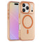 EIDERWOOD iPhone 17 Pro Hybrid Plast Mobil Cover - MagSafe Kompatibel - Mat Gennemsigtig / Orange