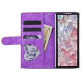 Samsung Galaxy Z Fold7 - EIDERWOOD Glitter Flip Cover m. Pung - Lilla