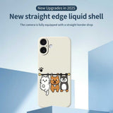 iPhone 17 Fleksibelt Plast Cover m. Motiv - Sort