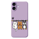 iPhone 17 Fleksibelt Plast Cover m. Motiv - Lilla